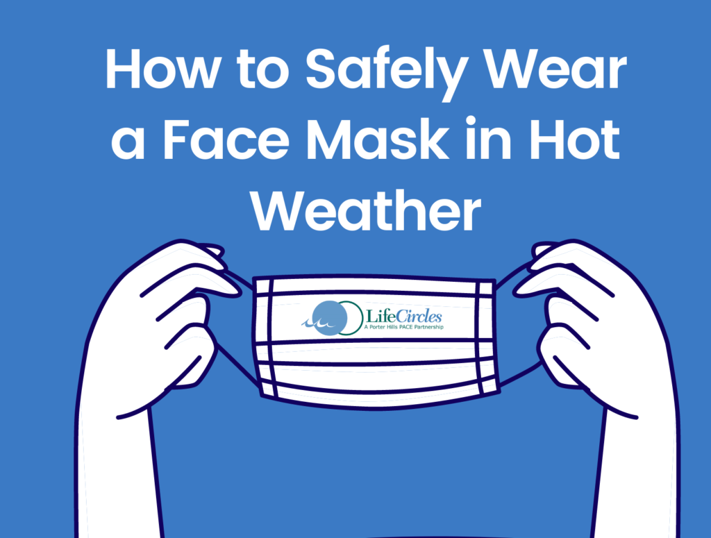 Tips for Safely Wearing a Face Mask as Temperatures Rise.